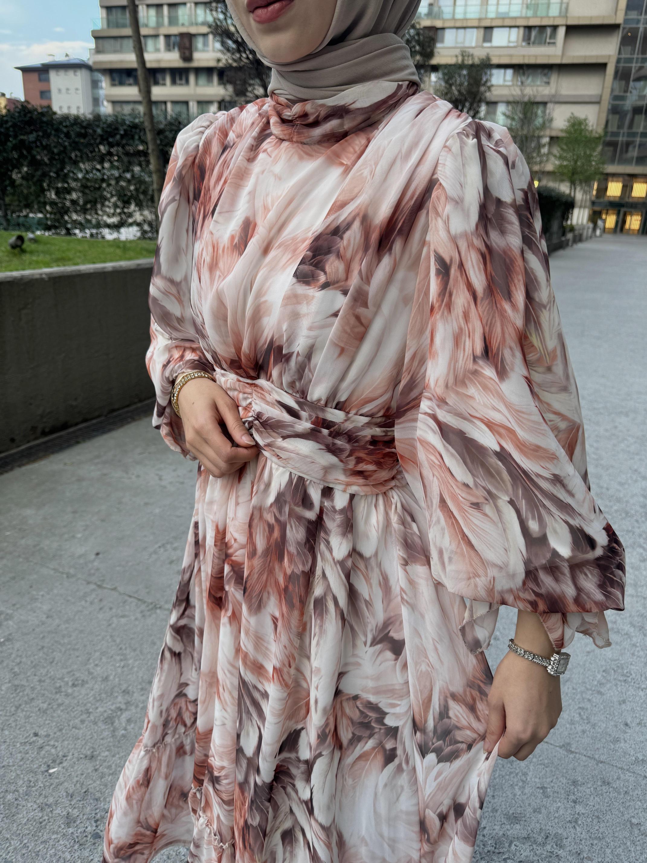 CAVALLİ%20ELBİSE%20KAHVE