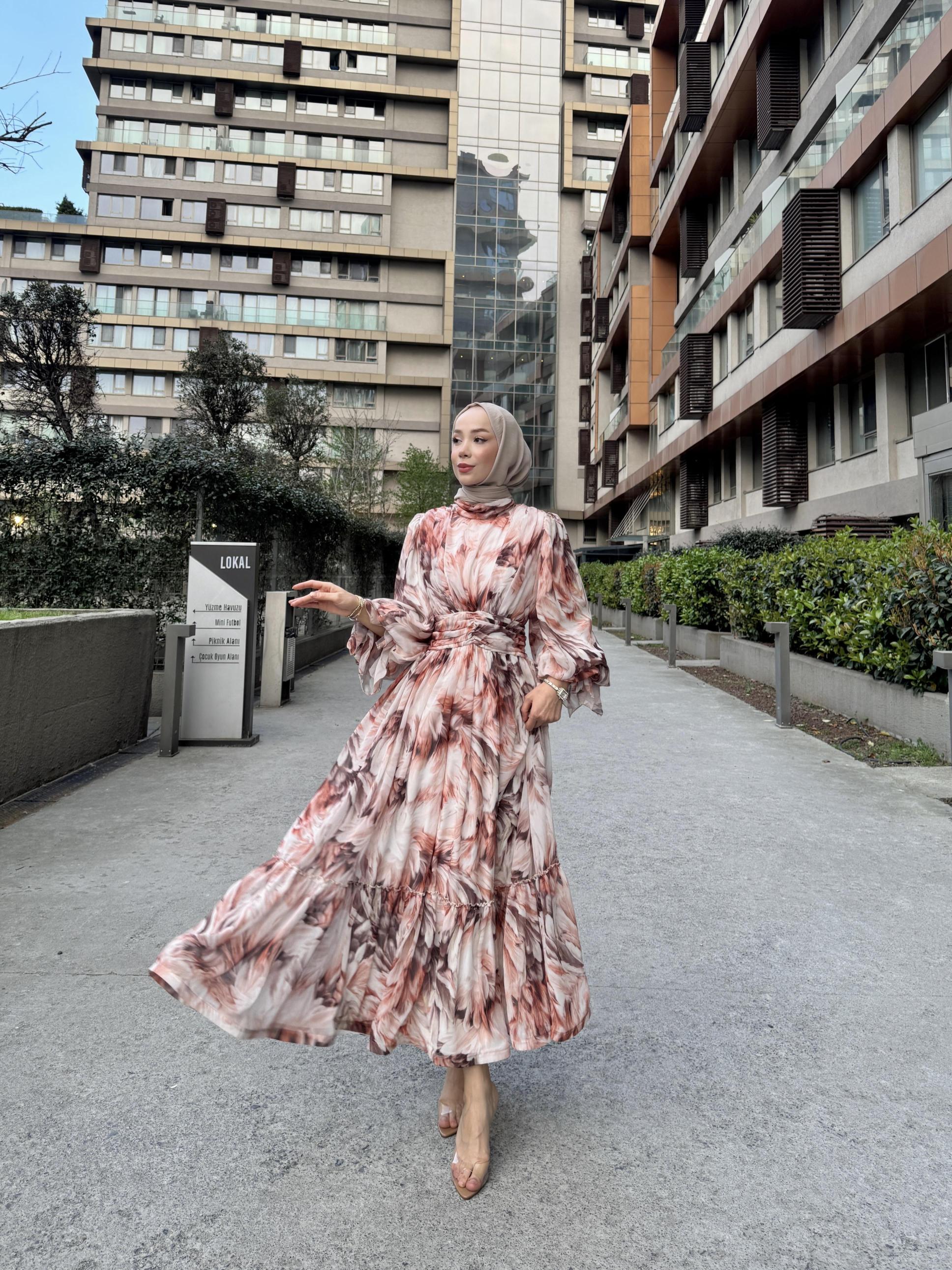 CAVALLİ%20ELBİSE%20KAHVE