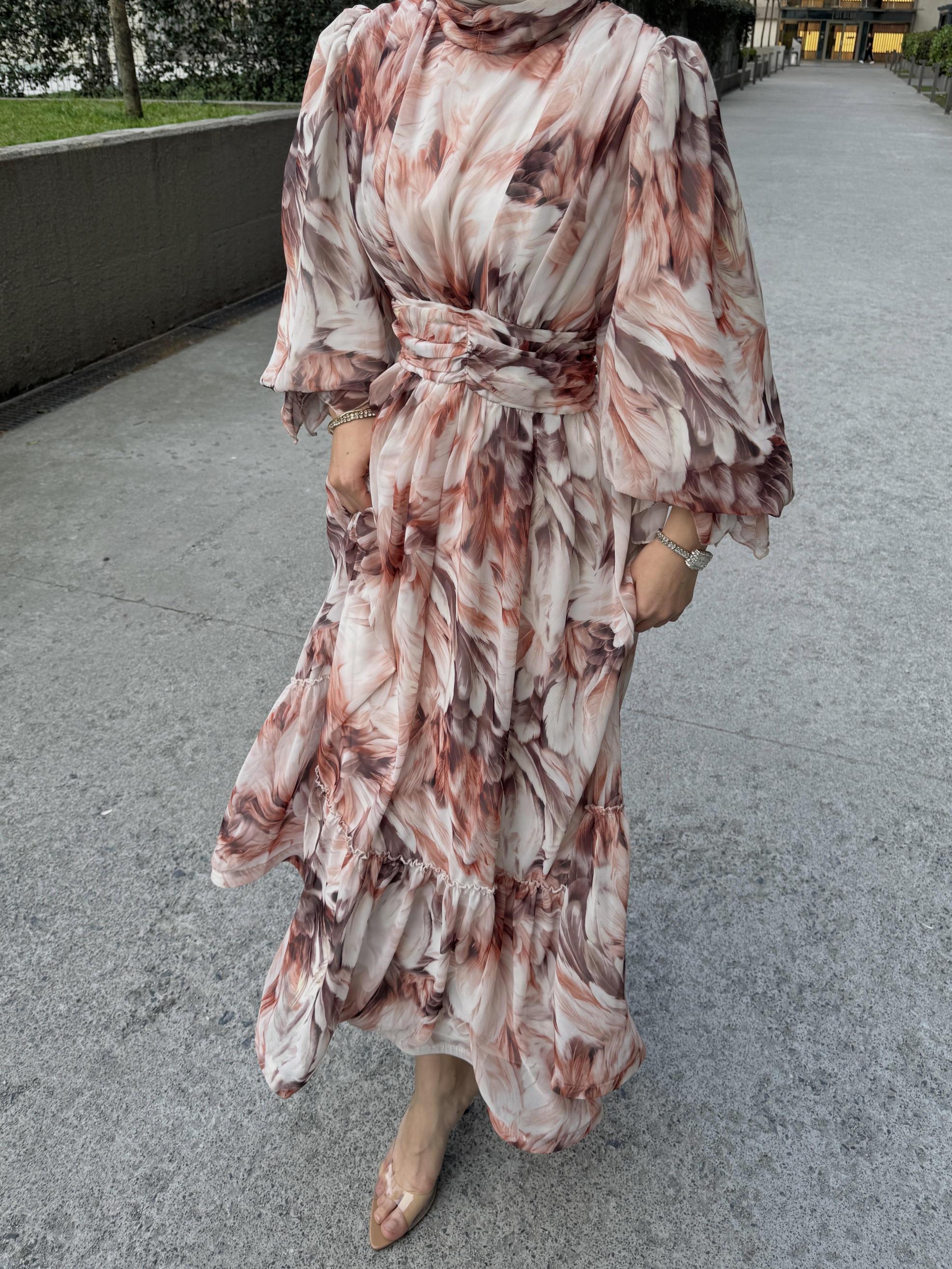 CAVALLİ%20ELBİSE%20KAHVE
