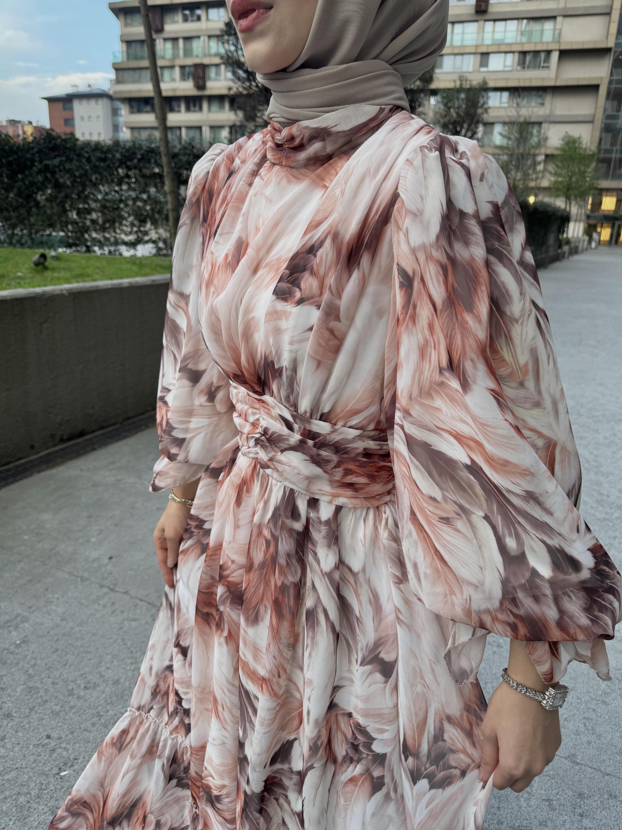 CAVALLİ%20ELBİSE%20KAHVE