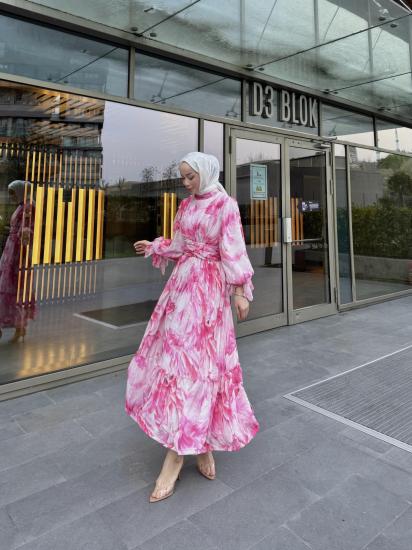CAVALLİ ELBİSE PEMBE