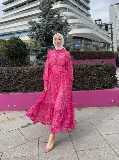 JOSEFİNA ELBİSE PEMBE 